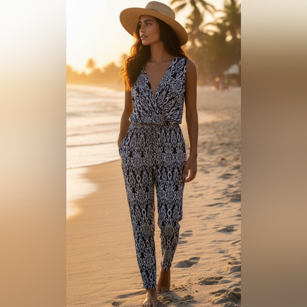 Gilli printed jumpsuit size M